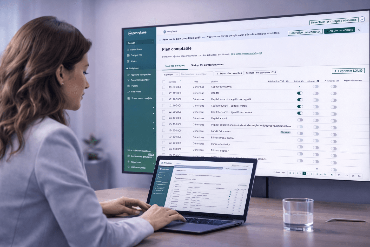 Configurer l'outil selon les processus et les référentiels financiers